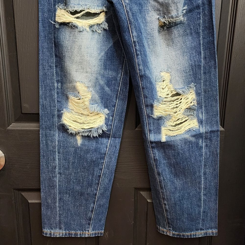 Sandrine Rose x Free People The Fred Distressed Jeans                        416 - Picture 10 of 16